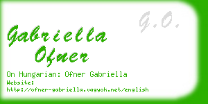 gabriella ofner business card